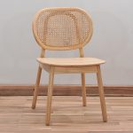 Dining Chair With Rattan